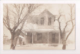 NE, BEAVER CITY - A Gaddis Residence in winter - RPPC - R00326