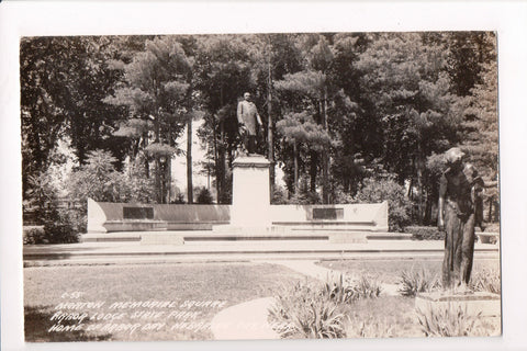NE, Nebraska City - Morton Memorial Square, State Park monumnent - RPPC - D06116