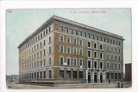 NE, Omaha - Y M C A building closeup - 1908 postcard - 500037
