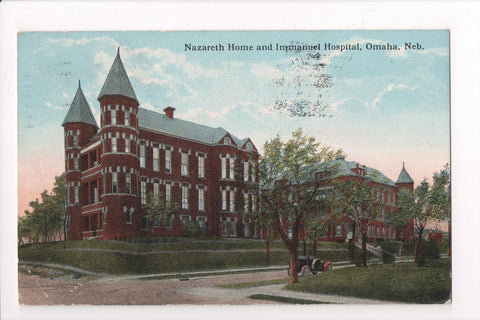 NE, Omaha - Nazareth Home, Immanuel Hospital postcard - A06873