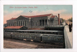 NE, Omaha - Burlington Station, @1912 postcard - 500039