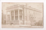 NE, YORK - Elk Home, Cafe, piece of metal pipe on street - 1912 RPPC - B06011