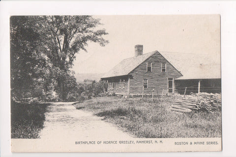 NH, Amherst - Horace Greeley Birthplace - CR0092