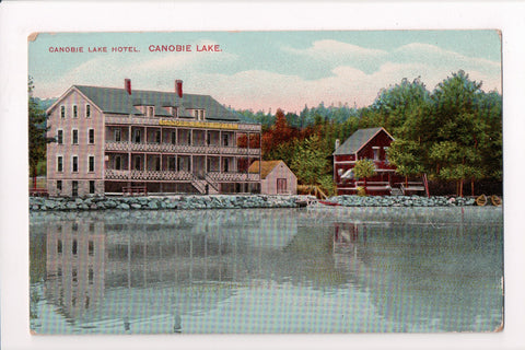 NH, Canobie Lake - Canobie Lake Hotel across the water - R00860