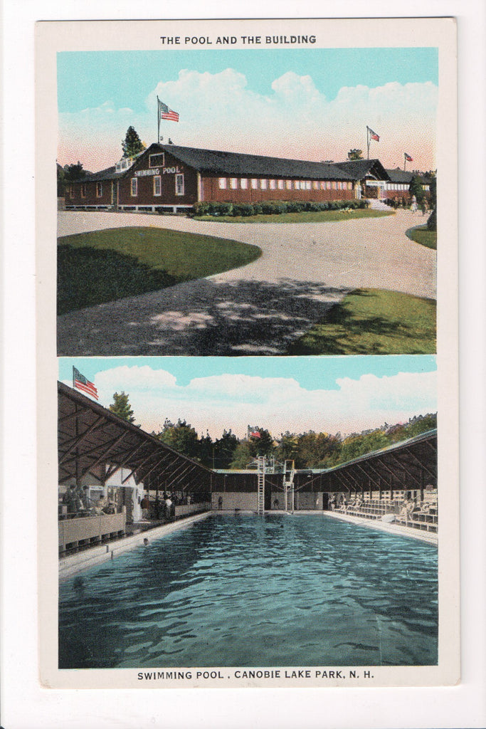NH, Canobie Lake Park - Swimming Pool, Building - R00936