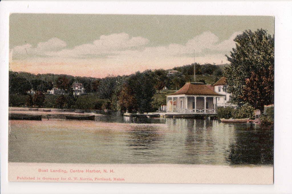 NH, Center Harbor - Boat Landing, buildings - w03478