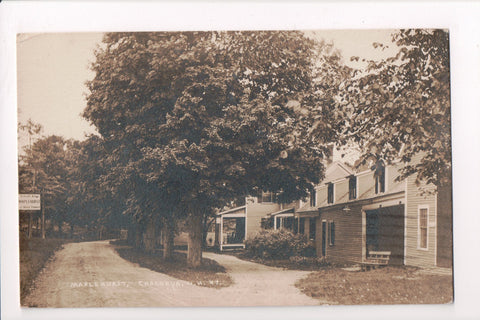 NH, Chocorua - Maplehurst closeup - RPPC - B06087