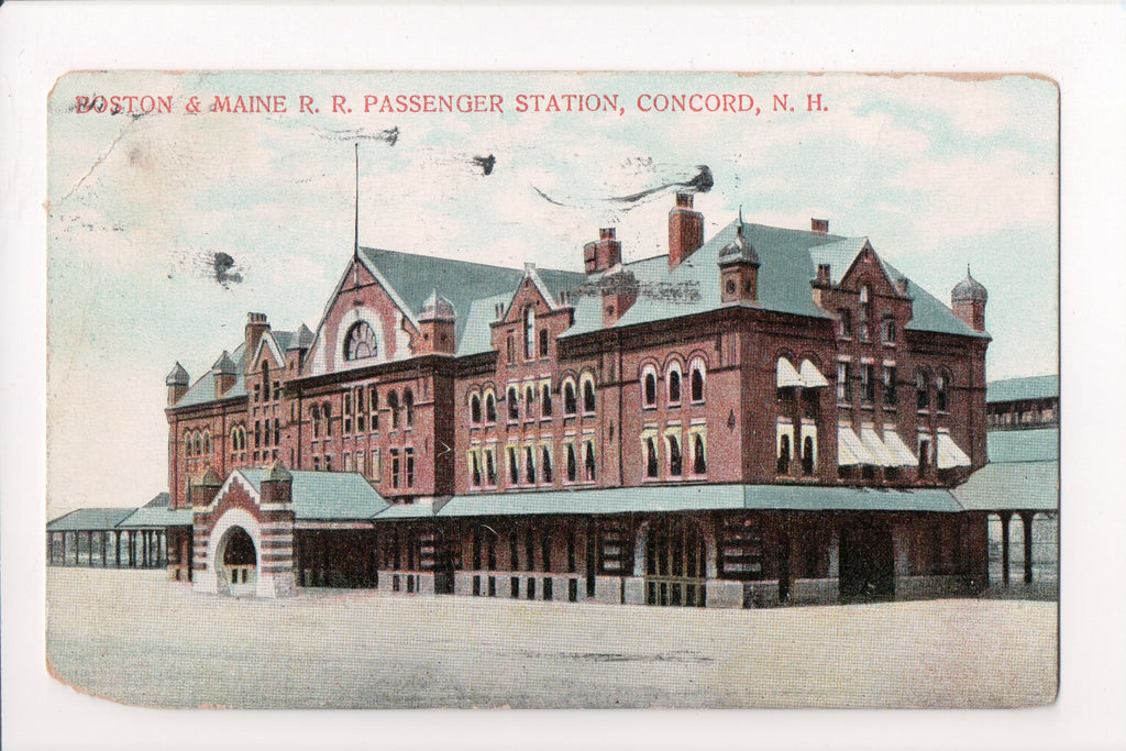 NH, Concord - Boston and Maine RR Passenger Station - C08735