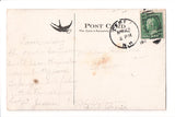 NH, Derry - Derry and Chester Railway, tracks with car - @1911 postcard - G03261