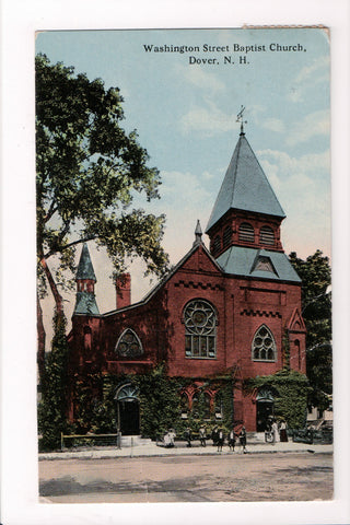 NH, Dover - Washington Street Baptist Church postcard - w02634
