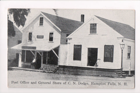 NH, HAMPTON FALLS - Post Office and C N Dodge Store - RFD cancel - A10048