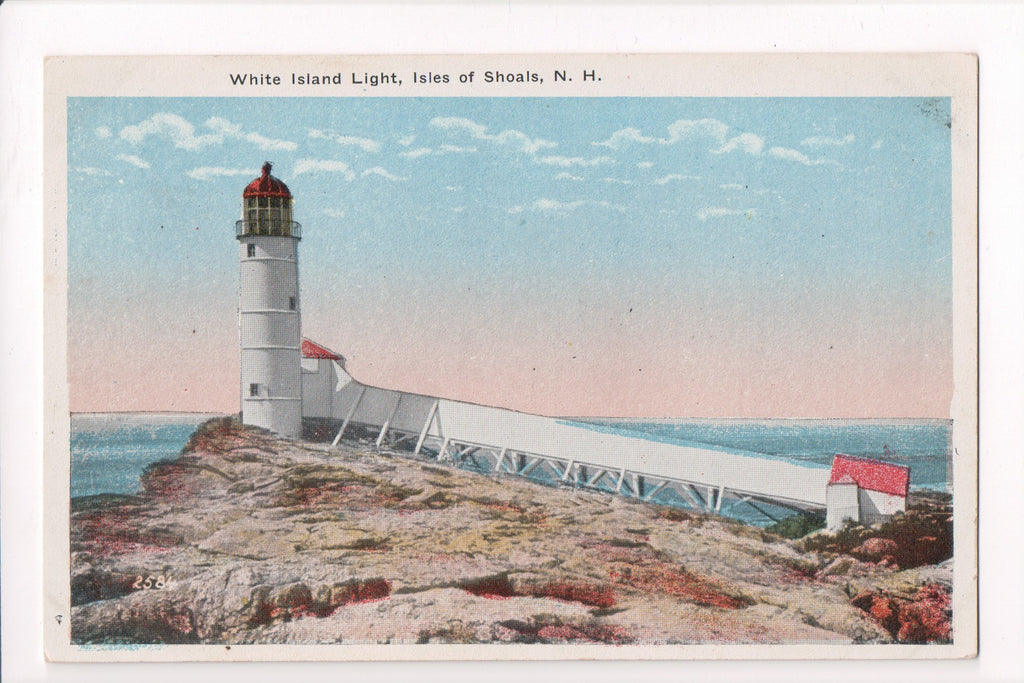 NH, Isles of Shoals - Light, Lighthouse, Light House - A06736