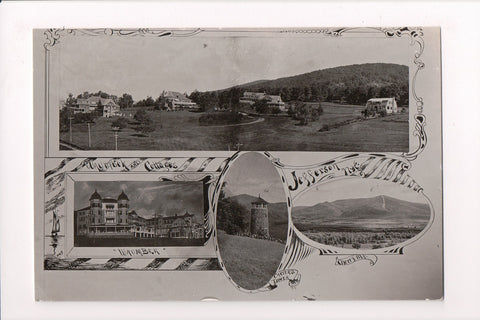 NH, Jefferson - Waumbek and cottages, Carters Tower, Cherry Mtn RPPC - E10222
