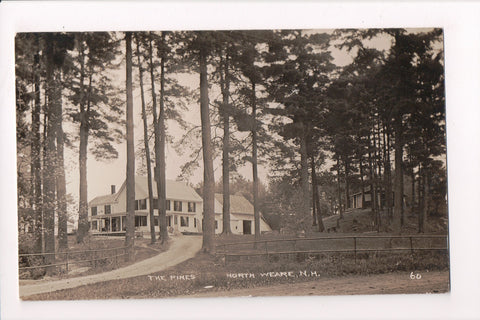 NH, NORTH WEARE - The Pines - @1916 RPPC postcard - A10064