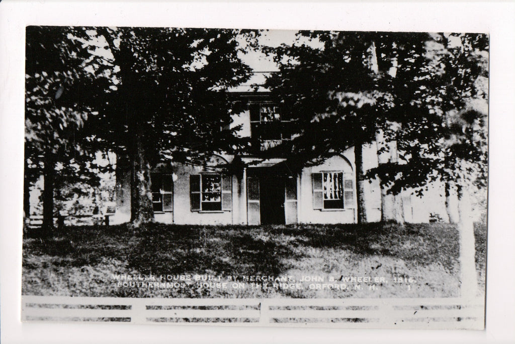 NH, ORFORD - Wheeler House, John B Wheeler - RPPC - I04046