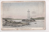NH, Sunapee Lake - Loon Island Light, Lighthouse, Light House - B17180