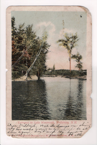 NH, Wolfeboro - entrance to Lake Wentworth - z17044 **DAMAGED / AS IS**