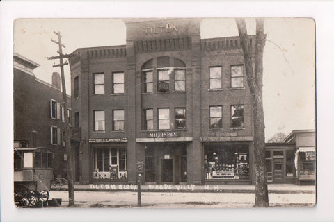 NH, WOODSVILLE - Tilton Block, Geo L Lanpher, Mobile CAFE (original SOLD) - D05539