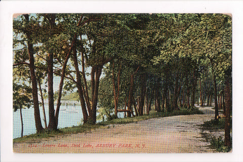 NJ, Asbury Park - Deal Lake - Lovers Lane - A09010
