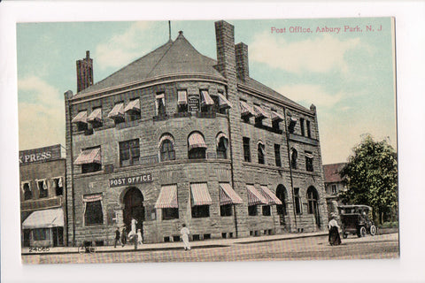 NJ, Asbury Park - Post Office postcard - A12587