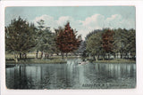 NJ, ASBURY PARK - Sunset Lake postcard - C17707