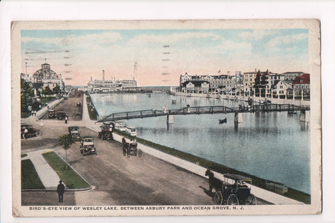 NJ, Asbury - Wesley Lake, bridge (ONLY Digital Copy Avail) - B17017