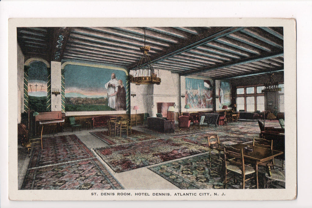 NJ, Atlantic City - Hotel Dennis, St Denis Room - CP0320