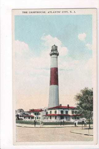 NJ, Atlantic City - Light House, Lighthouse postcard - B17166