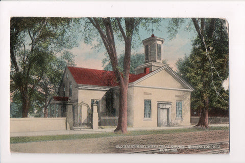 NJ, BURLINGTON - Old Saint Marys Episcopal Church - w04823 - **DAMAGED / AS IS**