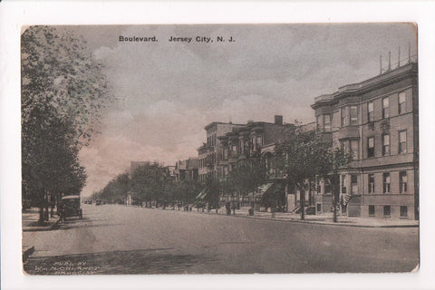 NJ, JERSEY CITY - Hudson Boulevard (Lincoln Highway) (original SOLD) C08725