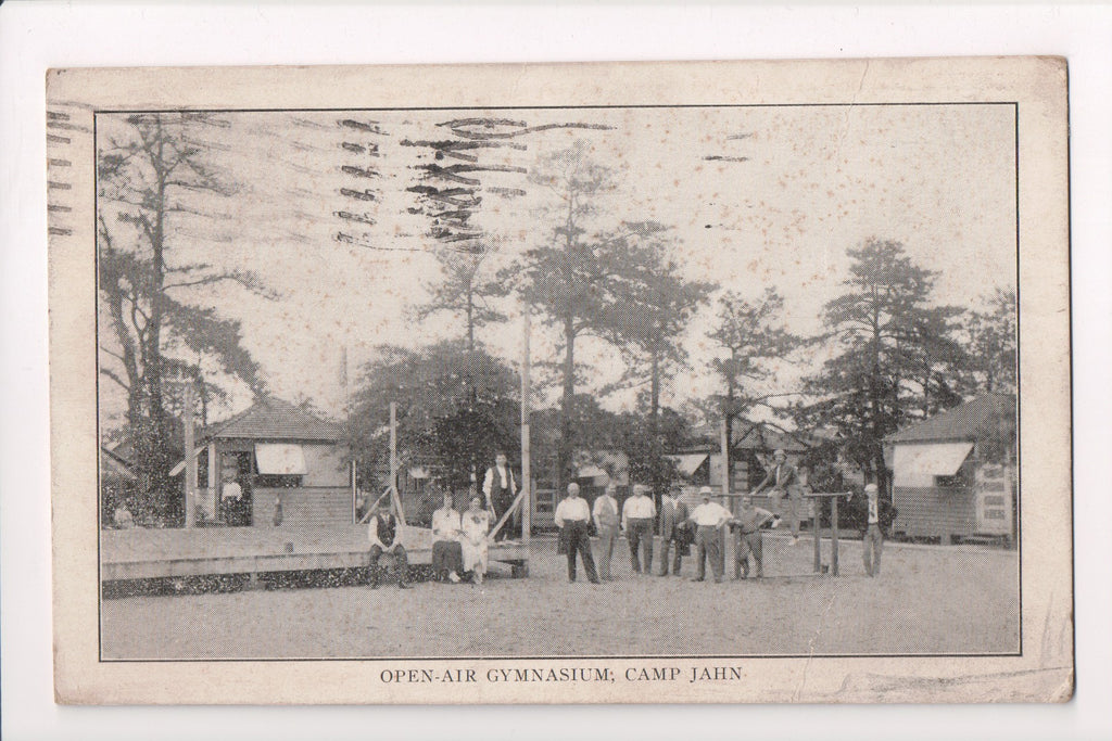 NJ, Keansburg - Camp Jahn - Open Air Gymnasium, People - B17163