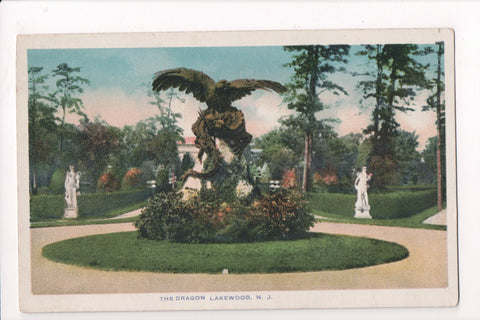 NJ, LAKEWOOD - Large Eagle with THE DRAGON in its talons - C17396