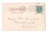 NJ, OCEAN GROVE- Fletcher, Lake Pastimes - mailed 1907 postcard - K03020
