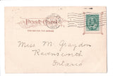 NJ, Ocean Grove - Fletcher, Lake Pastimes - mailed 1907 postcard - K03020