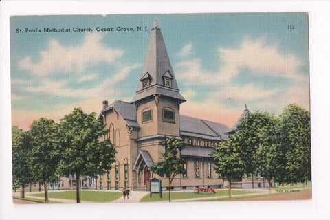 NJ, OCEAN GROVE - St Paul Methodist Church - B17036
