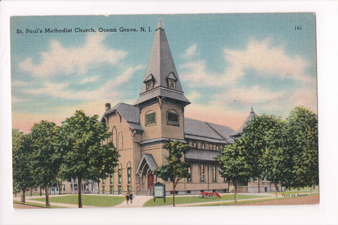 NJ, Ocean Grove - St Paul Methodist Church - B17036