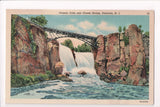 NJ, PATERSON - Passaic Falls, Chasm Bridge (original SOLD) 605046