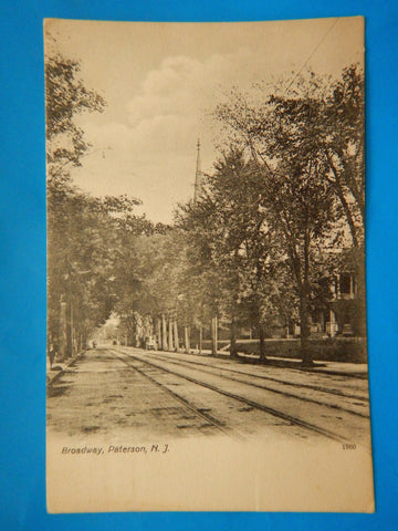 NJ, PATERSON - Broadway postcard - H15075