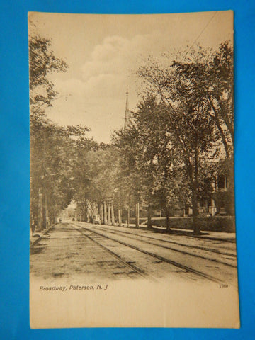 NJ, Paterson - Broadway postcard - H15075