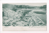 NJ, PATERSON - Passaic Falls, Winter scene with ice postcard - J06073
