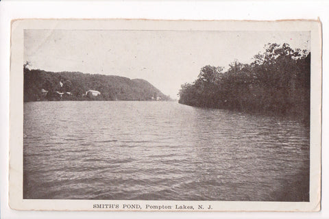 NJ, POMPTON LAKES - Smiths Pond - postcard shape (original SOLD) CP0315