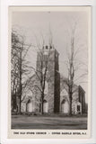 NJ, UPPER SADDLE RIVER - Old Stone Church - RPPC - A06015