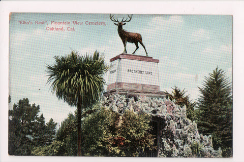 CA, OAKLAND - Mountain View Cemetery, ELKS REST - NL0081