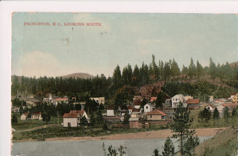 Canada - Princeton, BC - Bird Eye View water and town - NL0132