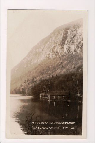 VT, Westmore - Willoughby Lake, buildings - RPPC - NL0224
