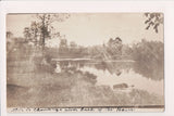 NY, Brisbin - scene behind Alfred H Bartons barn - RPPC - NL0272