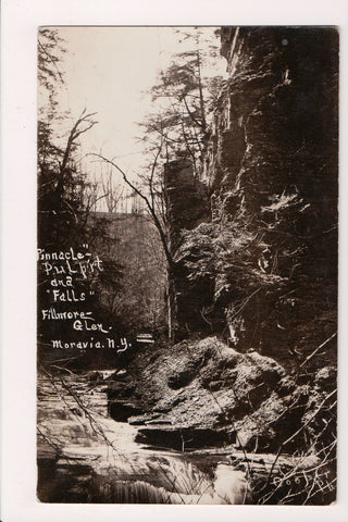 NY, MORAVIA - Fillmore Glen - Pinacle Pulpit, Falls - Cooper (original SOLD) NL0274