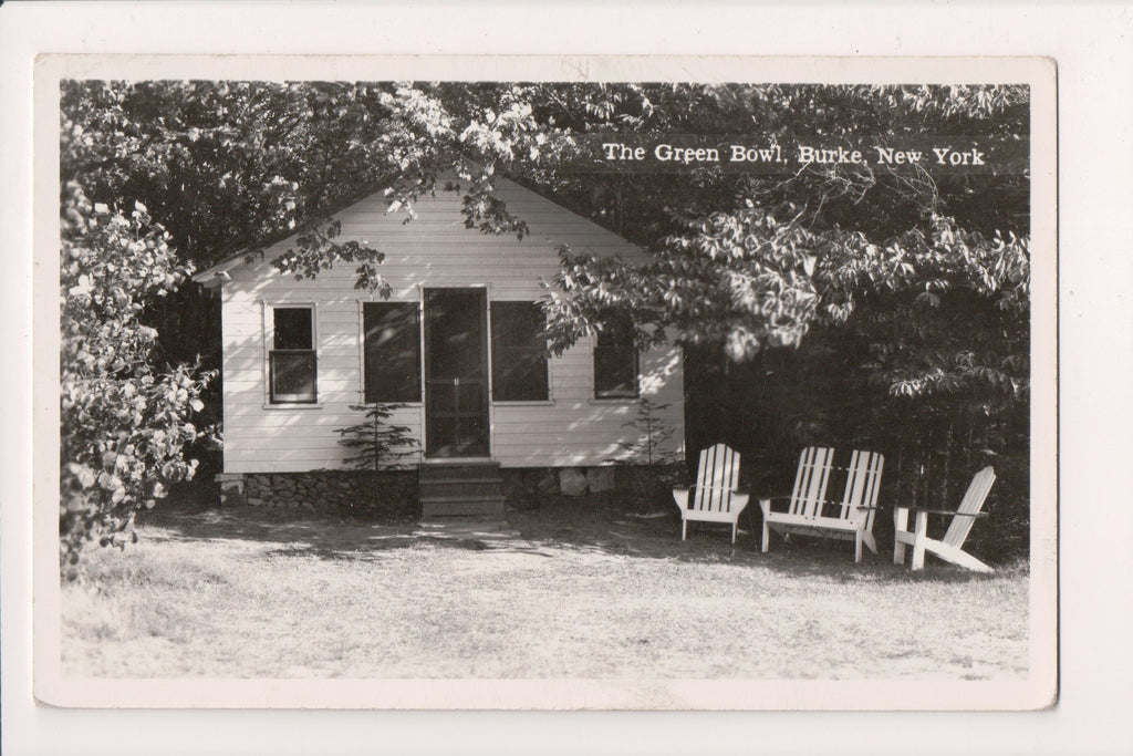 NY, BURKE - The Green Bowl - 1947 RPPC - NL0276