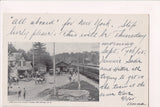 NY, Haines Falls - Station - 1905 postcard - NL0287