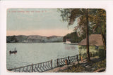 NY, OLD FORGE - Camp Landing, lake, shoreline postcard - NL0289